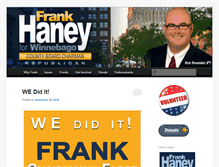 Tablet Screenshot of frankhaney.biz